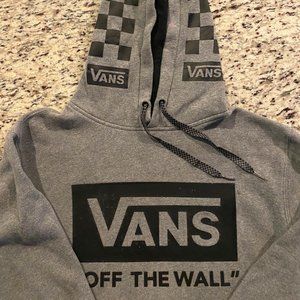 Vans Heather Gray Hoodie Small